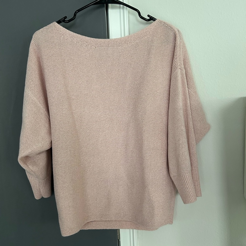 Tommy Hilfiger Pink Crew Neck Sweater with Modern Fit